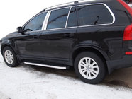 Volvo XC90 2002-2014 Side Steps BlackLine (2 pcs, Aluminum) photo 1