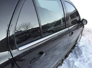 Skoda Fabia 2000-2007 Exterior window trim stainless steel (4 pcs) photo 1