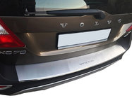 Volvo XC70 2007-2013 Rear bumper protector with lip Nataniko (stainless steel) photo 1