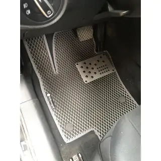 Polyurethane Floor Mats (2nd Row, EVA, Black)