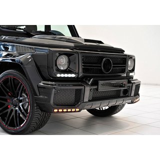 BRBS Front Bumper Lip Spoiler with LED Mercedes G сlass W463 1990-2018 photo 4