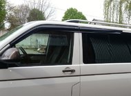 Volkswagen T5 Transporter 2003-2010 Window Deflectors (4 pcs, Sunplex Sport) photo 5
