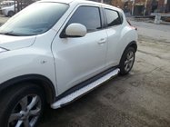 Nissan Juke 2010-2019 Side Steps WhiteLine (2 pcs, Aluminum) photo 1