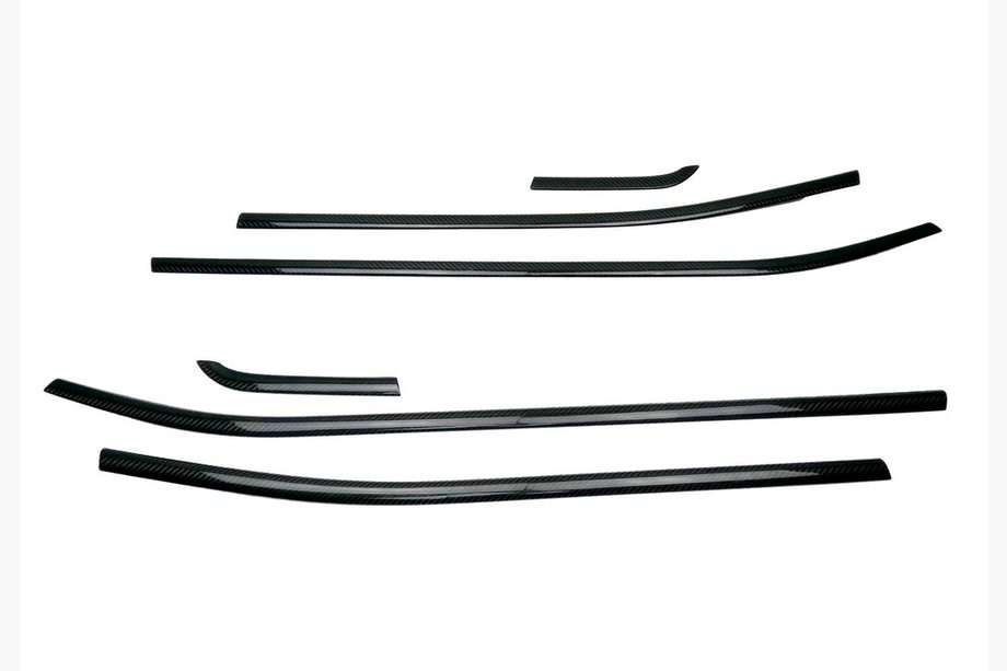 Jeep Renegade 2014- Window Trim (6 pcs, Carbon) Image