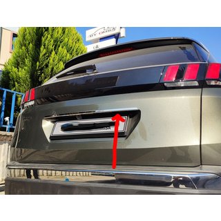 Chrome trim above license plate (lower, stainless steel) photo 1