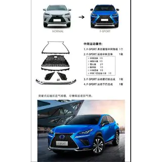Front grille with lip F-Sport (2018+) photo 1