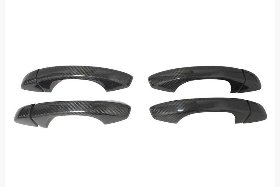 Seat Leon 2013-2020 Door Handle Covers (4 pcs, Carbon) Image