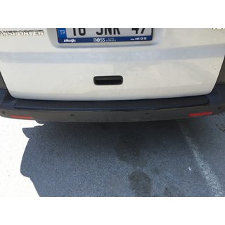 Rear bumper protector with lip (Carbon) photo 1