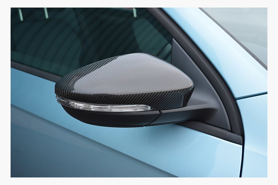 Volkswagen Jetta 2011-2018 Mirror Covers (2 pcs, Real Carbon) Image