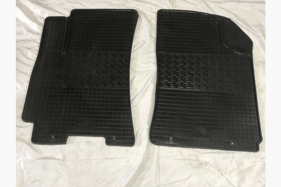Daewoo Lanos 1998-2017 Rubber Floor Mats (2 pcs, Polytep) Image