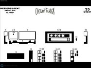 Mercedes T2 (507-814) 1967-1996 Dashboard Trim Covers (Meric) photo 5
