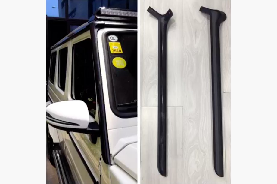Mercedes G class W463 1990-2018 Vertical Covers (2 pcs, Design 2018) Image