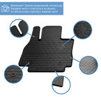 Audi A7 2010-2018 Rubber Floor Mats Stingray (4 pcs) photo 2