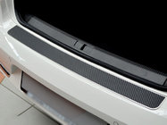 Fiat Doblo II 2010-2022 Rear bumper protector carbon look (stainless steel) photo 1