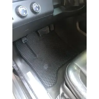Polyurethane Floor Mats 3 Rows (EVA, Black)