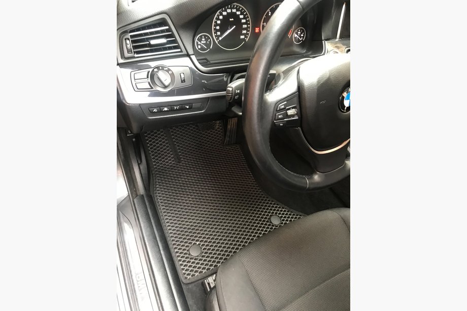 BMW 5 Series F10/F11 2010–2016 Floor Mats 2013-2016 (EVA, Black) Image