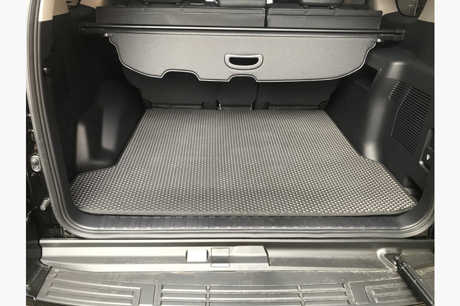 Toyota Land Cruiser Prado 150 2009-2023 Trunk Mat 5-Seater 2018+ (EVA, Black) Elegance, Prestige, Premium, Comfort Image