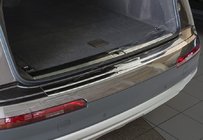 Audi Q7 2015–2026 Rear bumper protector OmsaLine (stainless steel) photo 2