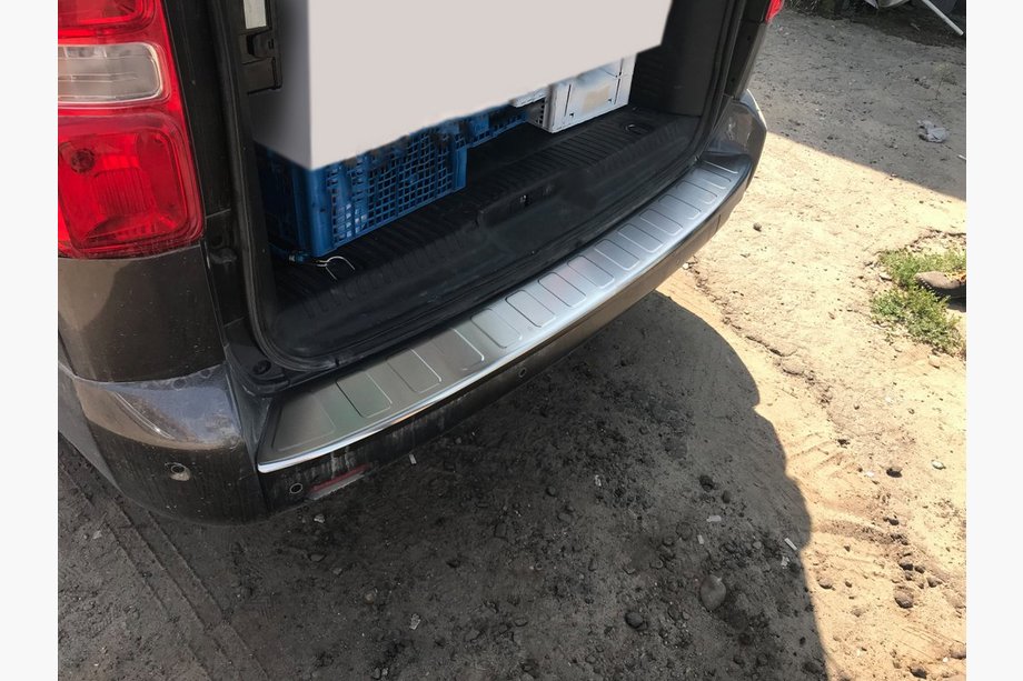 Citroen Jumpy/Dispatch 2017- Rear Bumper Protector OmsaLine Stainless Steel Image