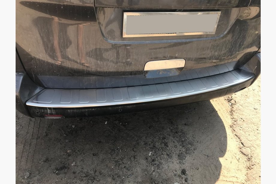 Citroen SpaceTourer 2016- Rear Bumper Protector OmsaLine Stainless Steel Image