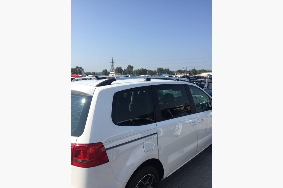 Volkswagen Sharan 2010-2023 Chrome Roof Rails (Turkish Design) Image
