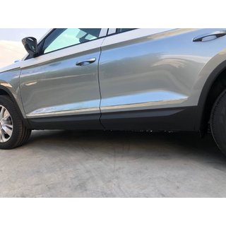 Carmos wide stainless steel door molding Skoda Kodiaq 2016-2023 photo 1