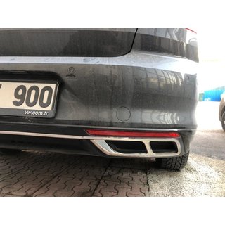 Exhaust tips Carmos SD/SW (2019+, 3 pcs, stainless steel) photo 1