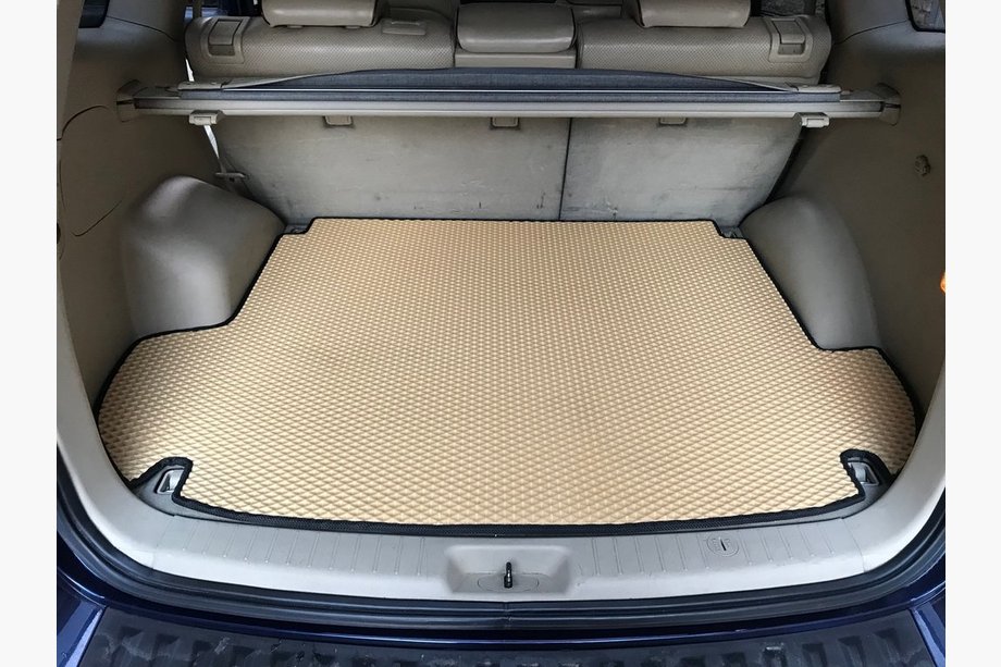 Hyundai Santa Fe 2 2006-2012 Trunk Mat (EVA, Beige) (5 Seats) Image