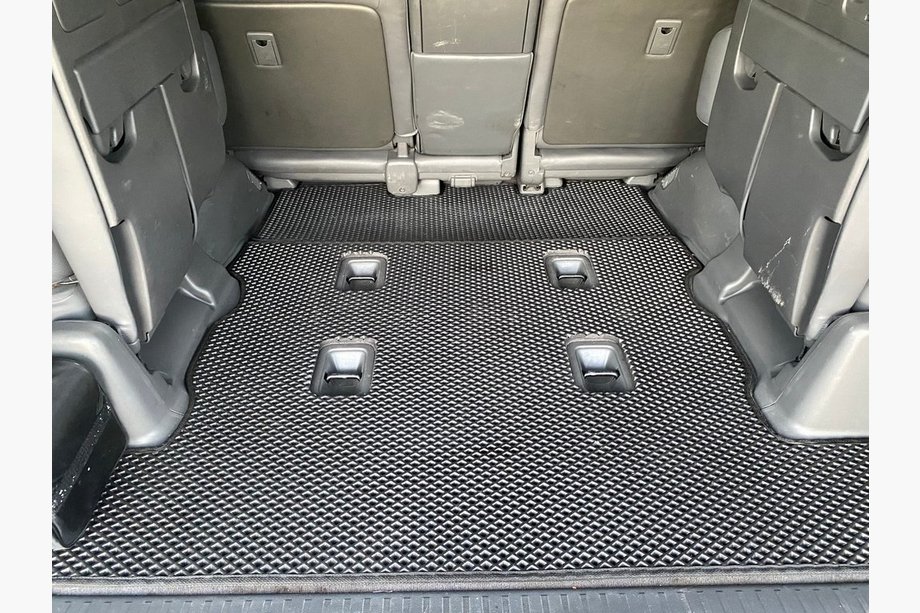 Lexus LX570/450d 2008-2022 Trunk Mat 2 pcs (EVA, 7 seats, Black) Image