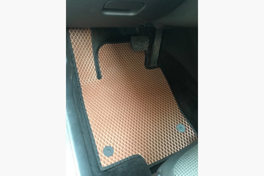 Volkswagen Passat B7 2012-2015 EVA Floor Mats (EU, Brown) Image