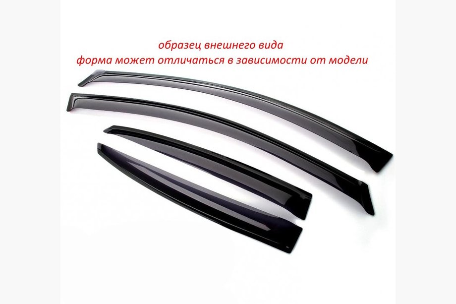Kia Sorento I BL 2002-2009 Window Deflectors (4 pcs, Cobra) Image
