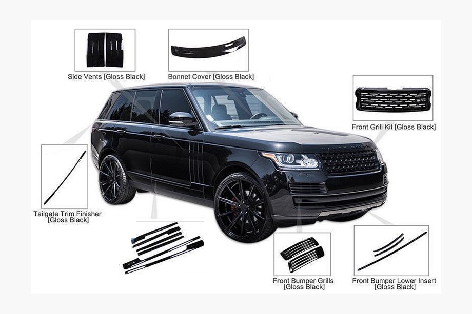 Range Rover IV L405 2013-2021 Body Kit Set 2013-2017 (Black Edition) Image