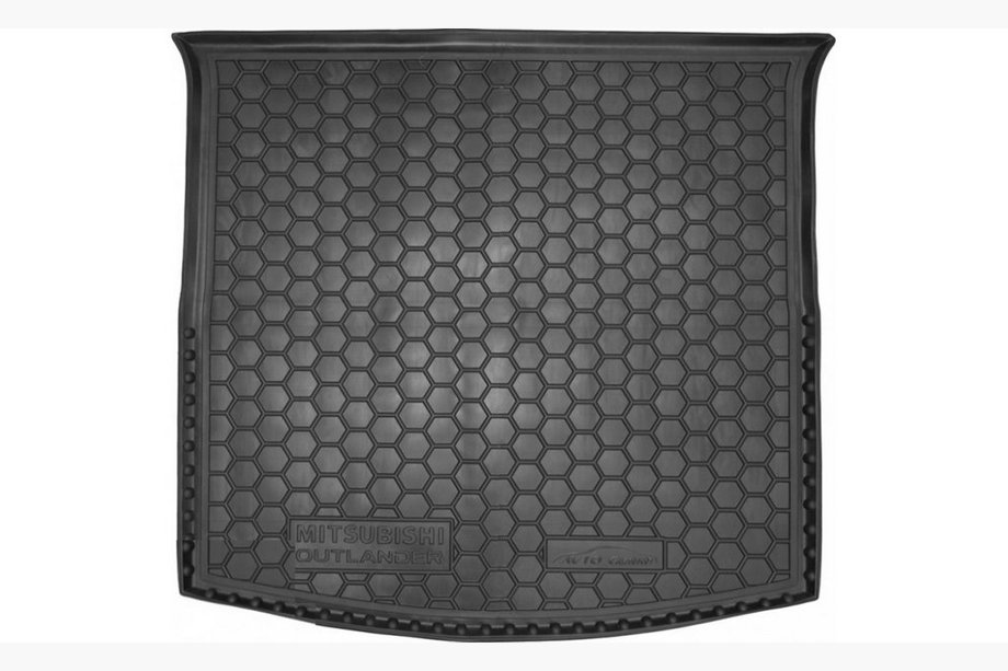 Mitsubishi Outlander 2012-2021 Trunk mat with organizer (Autogumm, rubber) Image