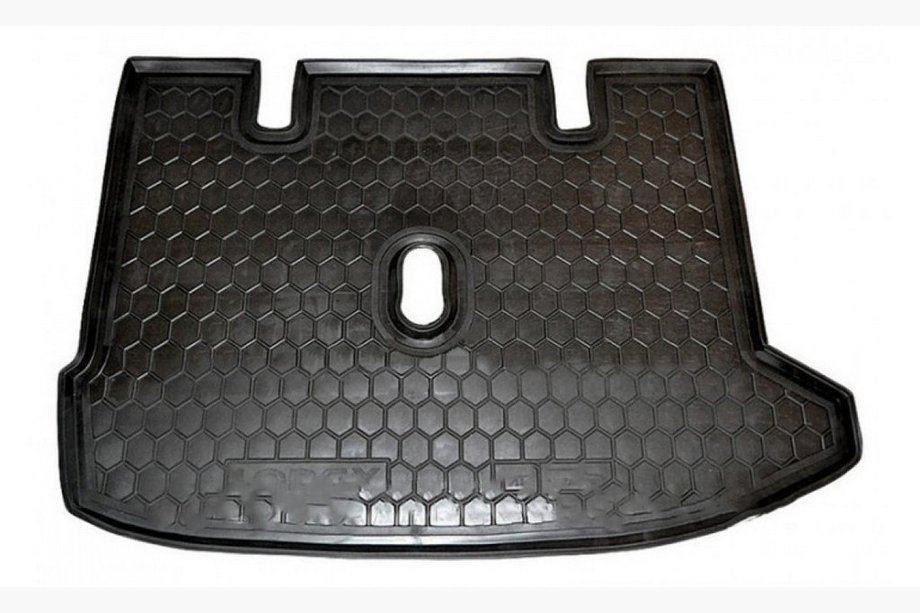 Renault Lodgy 2013-2022 Trunk mat one-piece rear seat (Autogumm, rubber) Image