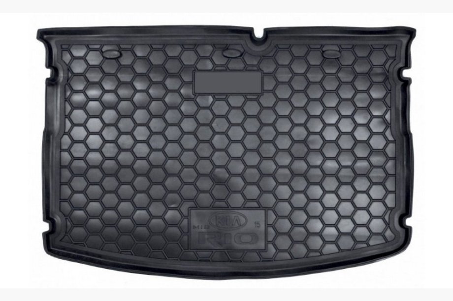 Kia Rio 2012-2017 Trunk Mat HB 2015+ MID without Organizer (Autogumm, Plastic) Image