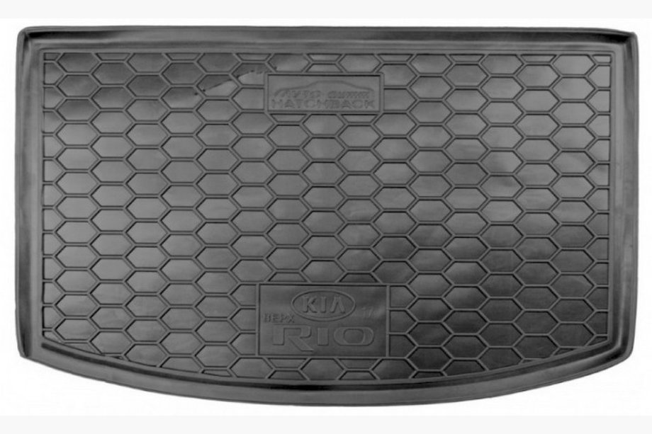 Kia Rio 2017- Trunk mat upper HB (rubber) Image