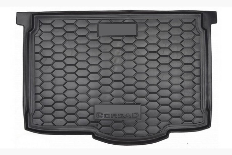 Opel Corsa D 2007-2014 Trunk Mat 5D Lower Shelf (Autogumm, Rubber) Image