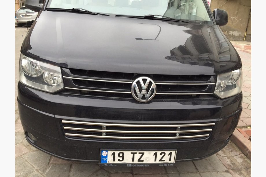 Volkswagen T5 2010-2015 Stainless Steel Bumper Grille Insert Image