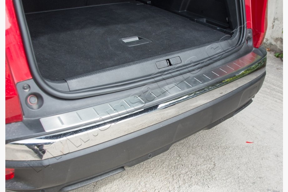 Peugeot 3008 2016-2023 Rear Bumper Protector OmsaLine Stainless Steel Image