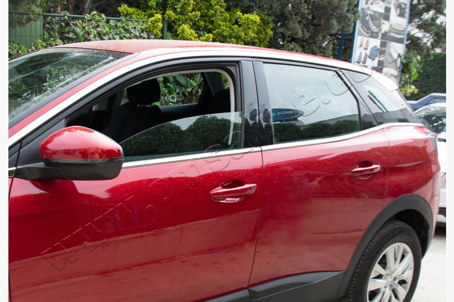 Citroen C5 Aircross 2017-2025 Lower window trims stainless steel (8 pcs) Image