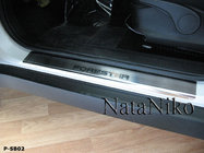 Subaru Forester 2008-2013 Natanika Premium Door Sill Protectors (4 pcs, Stainless Steel) photo 1