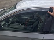 Skoda Rapid 2012-2019 Window Deflectors with Chrome Trim SD (4 pcs, Niken) photo 1
