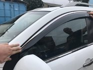 Opel Astra K 2016-2021 Window Deflectors with Chrome Trim HB (4 pcs, Niken) photo 3