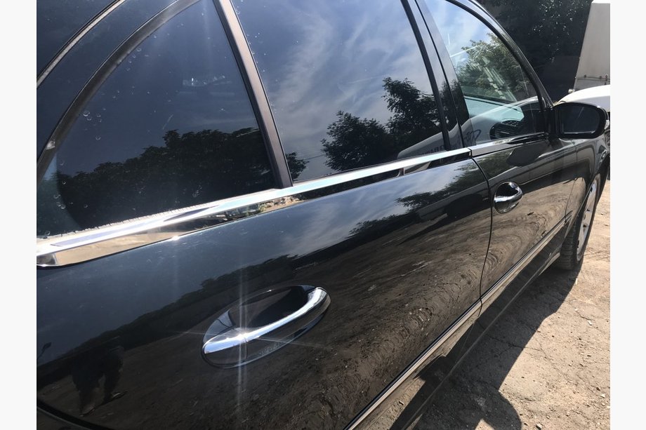 Mercedes E-class W211 2002-2009 Stainless Steel Window Trim SD, Carmos - Turkish Steel (4 pcs) Image