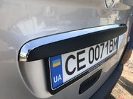 Mercedes Citan 2013-2021 Chrome trim above license plate (stainless steel) photo 1