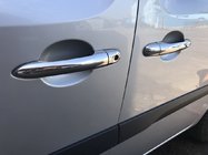 Renault Kangoo 2008–2020 Stainless Steel Door Handle Covers 3 pcs, Carmos - Turkish Steel photo 1