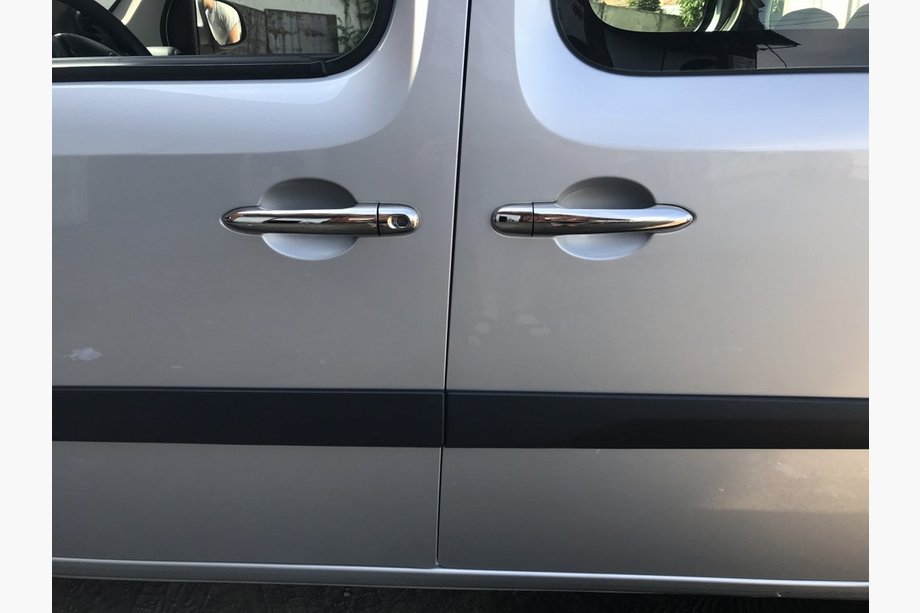 Mercedes Citan 2013-2021 Stainless Steel Door Handle Covers 3 pcs, Carmos - Turkish Steel Image