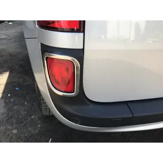 Rear reflector trim (2 pcs, stainless steel) photo 1
