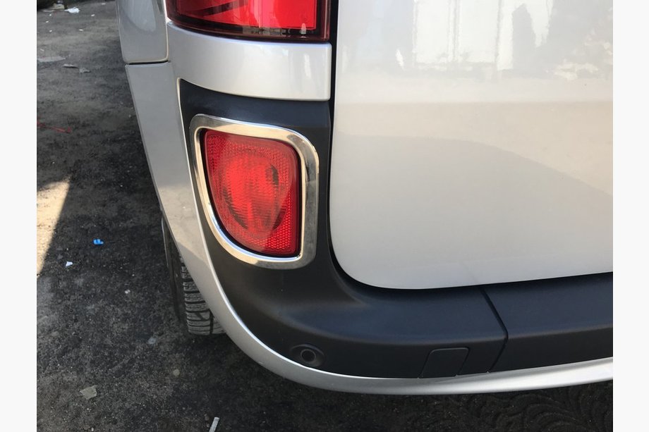 Renault Kangoo 2008–2020 Rear reflector trim (2 pcs, stainless steel) Photo 1