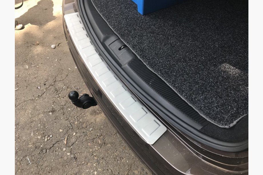 Ford Galaxy 2007-2015 Rear Bumper Protector Carmos Stainless Steel Image